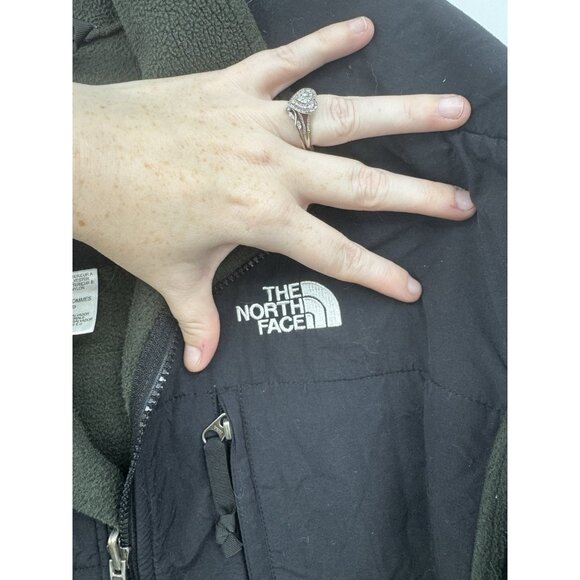 The North Face Denali Fleece Full Zip Jacket Men’s Small Green Black Outdoor - Picture 5 of 11